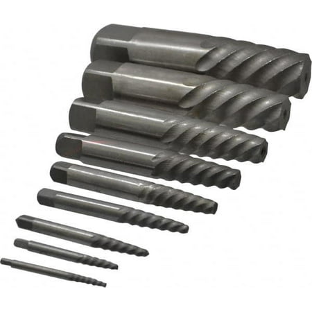 

Value Collection 9 Piece Spiral Flute Screw Extractor Set