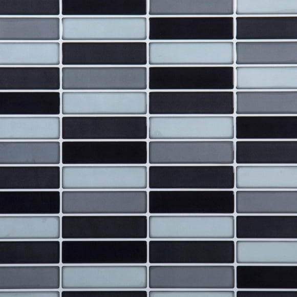 Truu Design Self-Adhesive Rectangular Peel and Stick Backsplash Wall Tiles