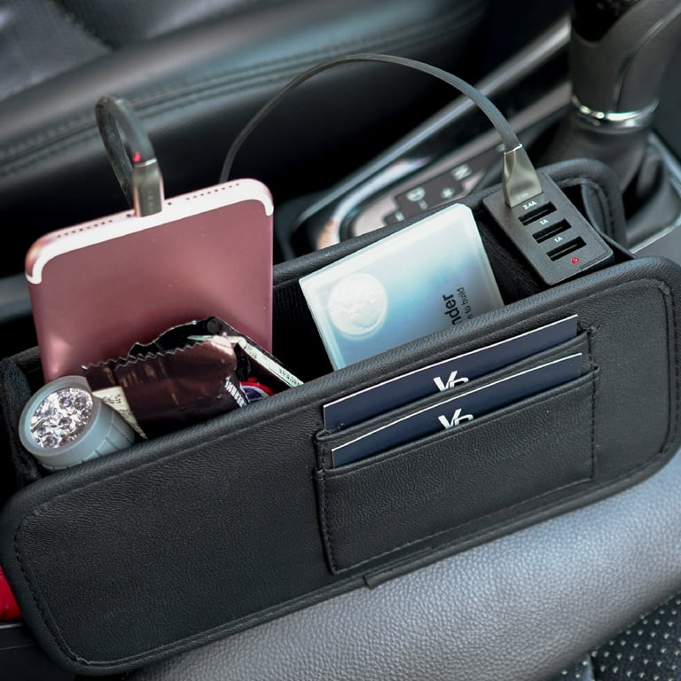 Buy Universal Passenger Driver Side Car Seat Gap Storage Box For Pocket  Organizer Phone Holders 1 Pcs Multi colour Black Online - Shop Automotive  on Carrefour Saudi Arabia