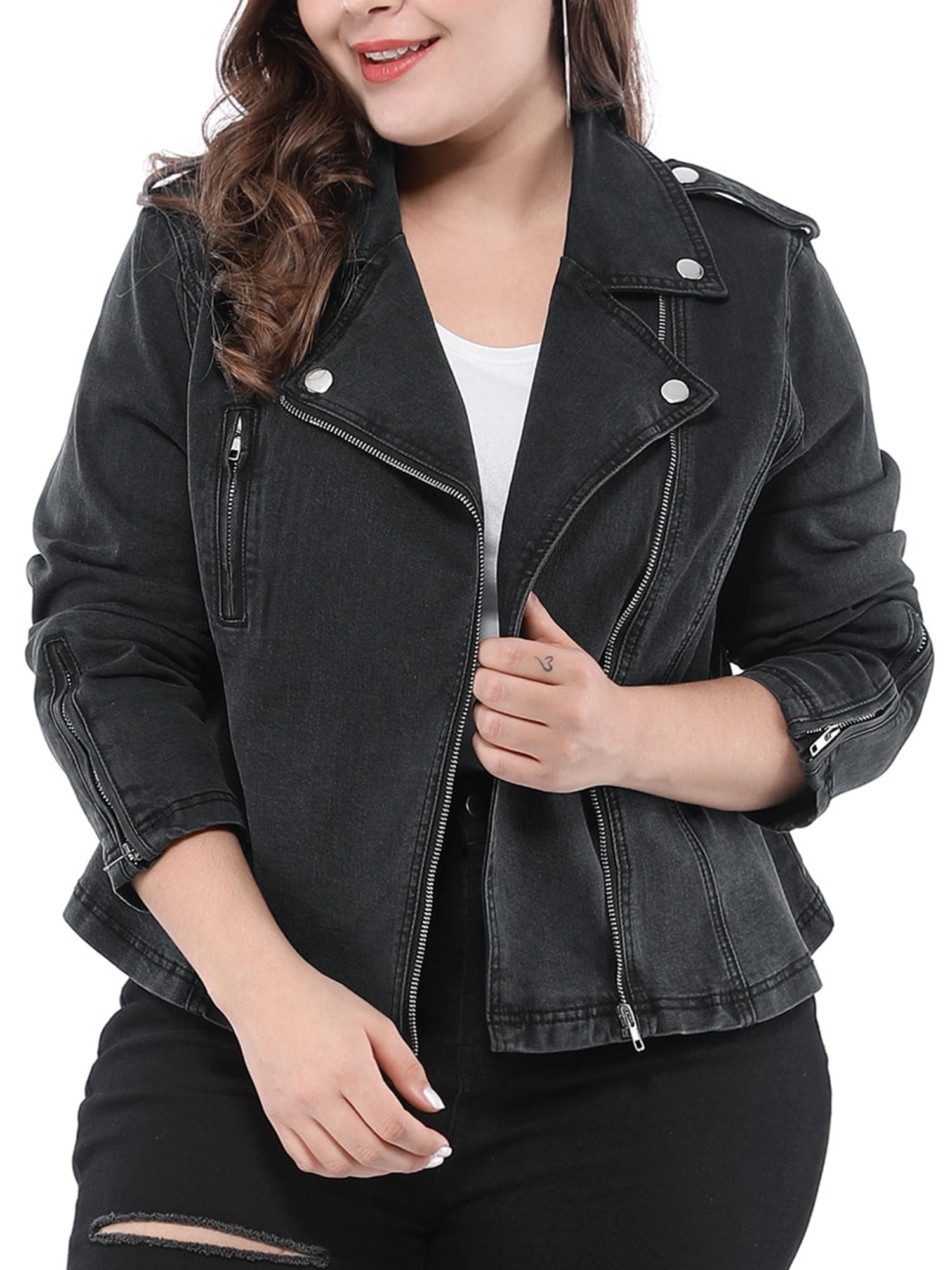Peacoat Women Agnes Orinda Woen's Plus Size Single Breasted Belted