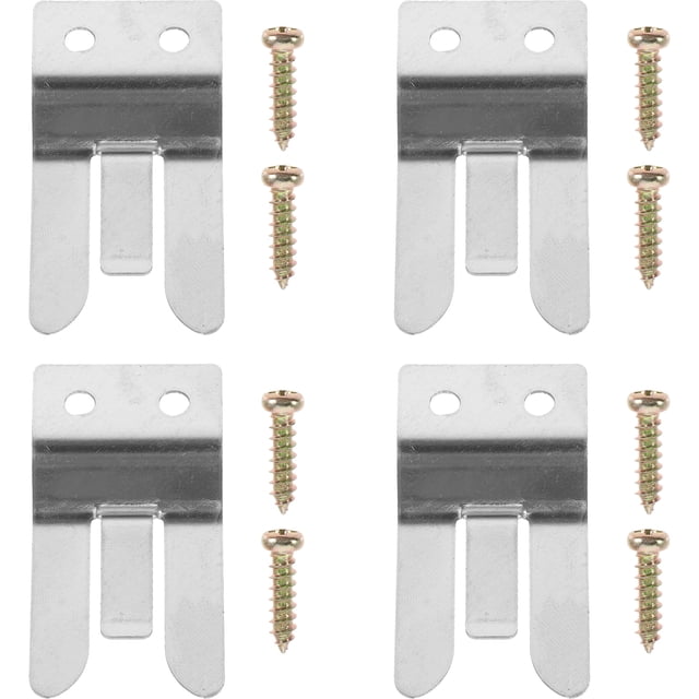SHISUYAN 4pcs Metal Mic Holder Clips Microphone Holders Compatible with FT1807/FT7900//FT8800/FT1907/FT8900 (Screw Included)