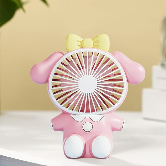 Mini ventilador de escritorio recargable por USB, silencioso, con altura ajustable, compacto y fresco, para oficina, dormitorio, hogar, escritorio, mesa, ventilador de plástico para cachorros.