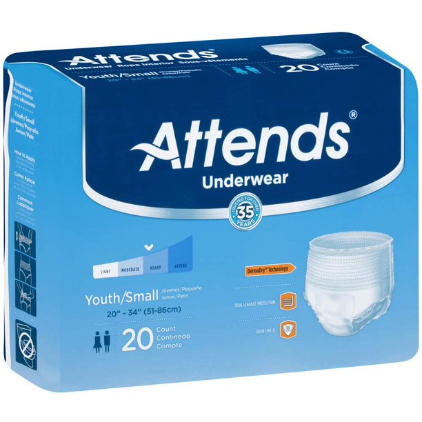 Attends APP0710 Attends Underwear Youth/small 22 36