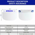 thumbnail image 3 of Full Face Shield, Protective Face Shield Anti Splash Clear Film Protect Face and Eyes with Adjustable Band and Comfort Sponge, 3 of 5