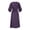 Purple, variant on SMihono Vintage 1950s Christmas Dresses for Women Elegant Patchwork Cocktail Dress Long Sleeve Crewneck Swing Flare Xmas Party Gowns Army Green M