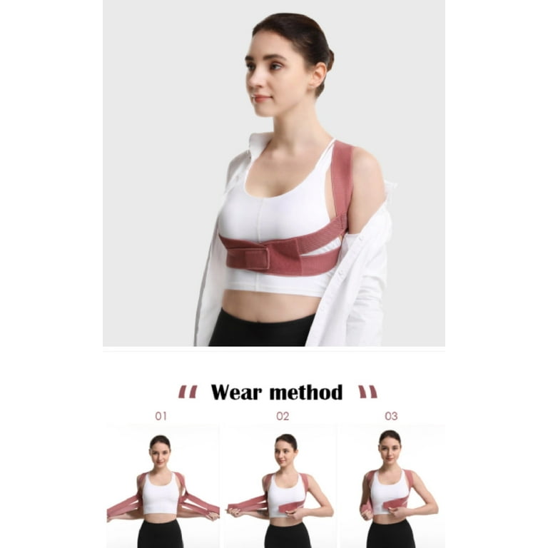 Adjustable Posture Corrector for Adults and Kids Ergonomic Back and Shoulder Support Brace Comfortable and Discreet Pro Belt TIKA