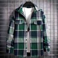 thumbnail image 5 of Mens Shirts Under $10 Flannel Shirt for Men Big and Tall Long Sleeve Shirts Plaid Button Down Shirts Casual Fall Outfits Fashion Jackets, 5 of 5