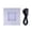Silver, variant on CEORPER ABS Touch LED Crystals Lamp Base for Jewelry Ambiances