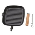 thumbnail image 1 of Cast Iron Pan, Cast Iron Skillet Widely  Easy To Clean  for Steak, 1 of 8