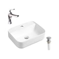 thumbnail image 1 of DROP Bath and Kitchen DR091237 Bathroom Vessel Sink Set, 1 of 6