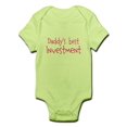 thumbnail image 1 of CafePress - Daddys Best Investment Body Suit - Baby Light Bodysuit, 1 of 1