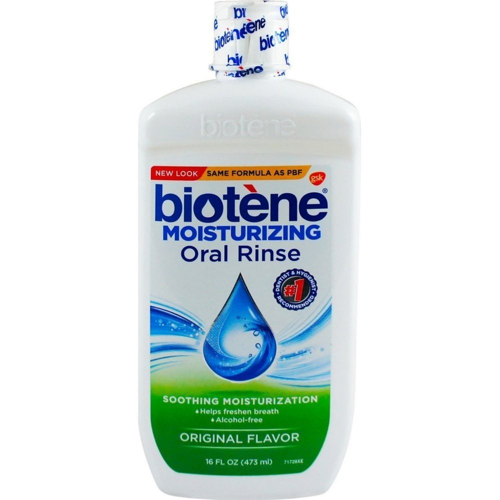 Biotene Moisturizing Oral Rinse, Original Flavor 16 oz