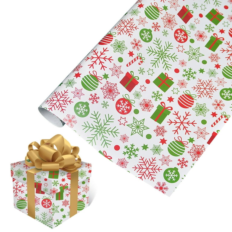 Christmas gift 50% Off Clear! 6pcs Christmas Gift Wrapping Paper Gift Box  Oversized Wrapping Paper Book Vellum Background Paper Early Access Deals on