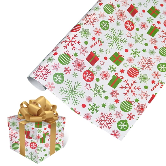 1PCs ( 75cmX51cm, 4.11 Square Feet)Single-sided Christmas Wrapping Paper, Classic Santa Claus And Other Patterns/ SD-031 1PC Christmas decoration gift box wrapping paper DIY handmade paper