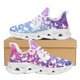 thumbnail image 1 of Zapatos vintage de malla con estampado degradado de mariposas brillantes para mujer, zapatillas ligeras de plataforma con punta redonda, talla 35-46, 1 of 6