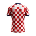 thumbnail image 5 of 2026 Soccer Cup Fan Jersey for Men, V-Neck Short Sleeve T-Shirt with National Team Graphic, Soft Cotton Blend Athletic Top, 1 PC Red XXXL, 5 of 5