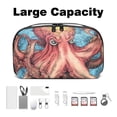 thumbnail image 3 of Fish Travel Case Charger Pouch Hard Drive Bag Cable Organizer Desk Cord Travel Organizer Waterproof Oxford Fabric Electronic Digital Accessories Storage Bag Black 5.9x9.44x3.14 in, 3 of 6
