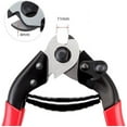 thumbnail image 3 of Steel Wire Cutters 7.5 Inches Wire Rope Cutters Bicycle Cable Cutter Cable Cutting Pliers Bike Brake Cutter Cable Wire Cutters For Metal Fence Ratchet Aircraft Cable, 3 of 5