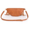 thumbnail image 4 of Tassels Lady Chest Bag PU Leather Fanny Pack Riñonera europea para viajes (marrón) Ndcxsfigh Para Estrenar, 4 of 8