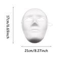 thumbnail image 3 of Diy Painting Mould White Masquerade Mask Diy Women Men White Rave Mask Face Paper Mouldto Blank Masquerade Mask Couples Set Blank Festivals Party Mouldprops, 3 of 3