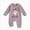 A82-Purple, variant on Newborn Baby Girl Clothes Long Sleeve Jumpsuit