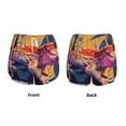 thumbnail image 6 of Goofa Colorful Gecko Jungle Art Printed Women 2 in 1 Running Shorts,Quick Dry Athletic Workout Shorts,High Waisted Athletic Shorts with Liner Pockets-Medium, 6 of 9