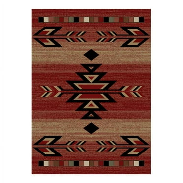 Mayberry Rug  Hearthside Rio Grande Area Rug - Red - 2 ft. 3 in. x 7 ft. 7 in.