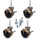 thumbnail image 1 of Rueda de bola de bronce de 50 mm, ruedas para muebles con enchufes, ruedas giratorias de bola redondeadas con freno, reemplazo para muebles, sofás JAMW Sencillez, 1 of 5