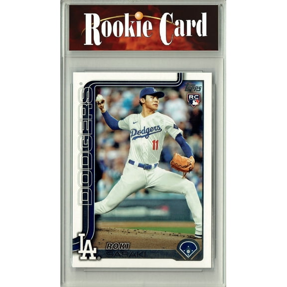 Certified Mint  Roki Sasaki 2025 Topps #558 Japan/Dodgers Rookie Card Los Angeles Dodgers