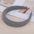 thumbnail image 3 of Unique Bargains 1 Pc Headband Fashion Narrow Hair Accessories Gray, 3 of 5
