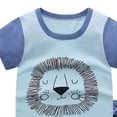 thumbnail image 7 of Toddler Boys Outfit Sets Cartoon Print Short Sleeve T Shirt Shorts Set Summer Babys Dailywear Clothes Sets, 7 of 7