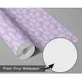 thumbnail image 6 of S4Sassy Peel & Stick Vinyl Wallpaper, Petite Leaf Cluster Print Contact Paper Waterproof - Purple, 25"x60", Removable Modern Wall Covering for Home Decor in Bedrooms & Living Areas, Renter Spaces, 6 of 9