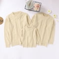 thumbnail image 4 of GYRATEDREAM Family Christmas Knit Sweaters Matching Sets Long Sleeve Holiday Xmas Knitted Sweater Pullover Tops for Adults and Kids M Dad-Beige, 4 of 11
