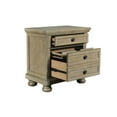 thumbnail image 6 of New Classic Furniture Allegra 3-Drawer Wood Nightstand in Pewter, 6 of 9