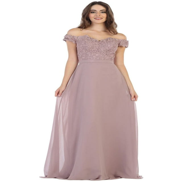Formal Dress Shops Inc Juniors Womens Off The Shoulder Prom Dress