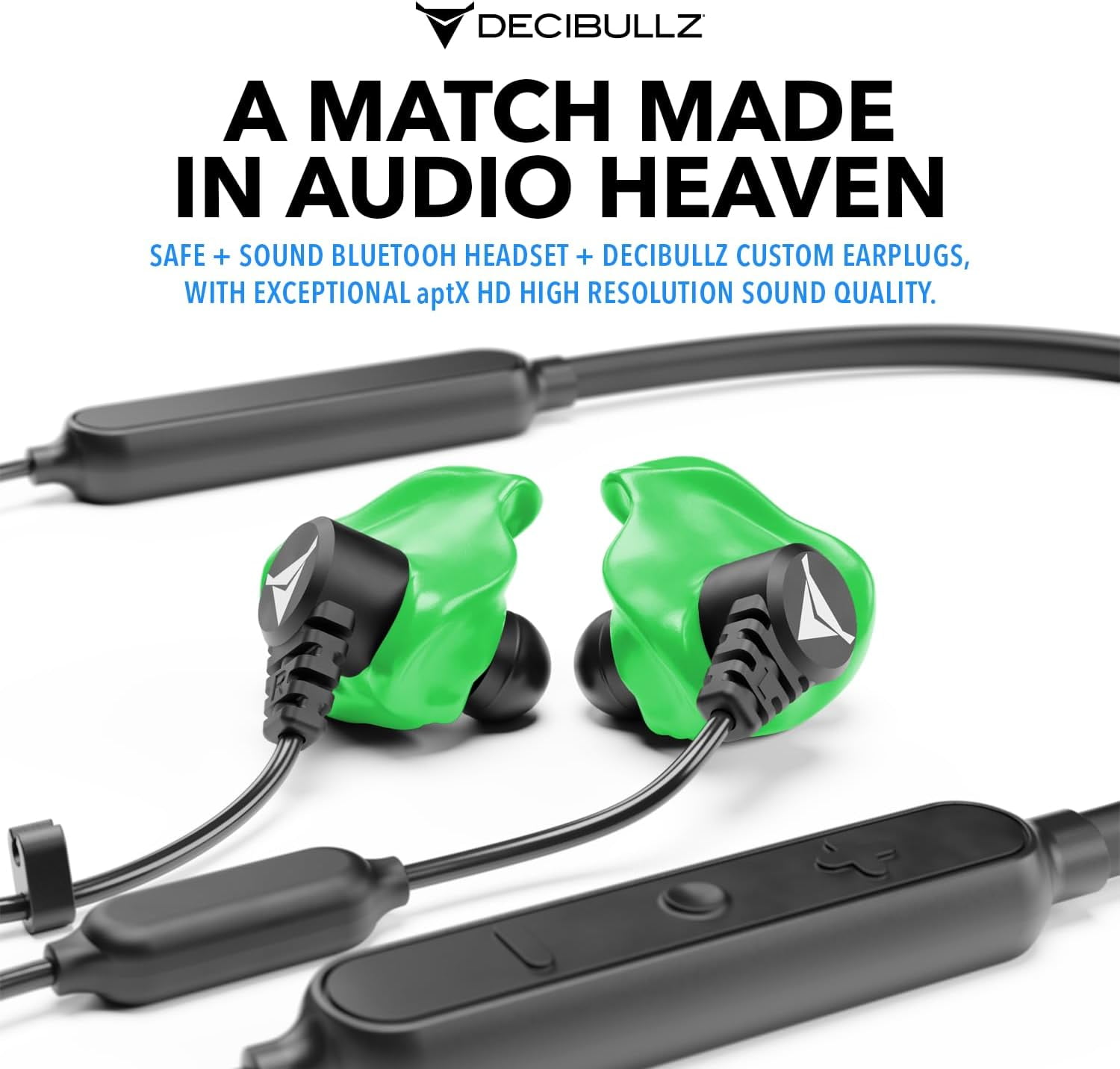 Decibullz Custom Molded Noise Cancelling Hunting Earbuds Shooting