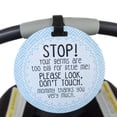 thumbnail image 3 of THREE LITTLE TOTS- No Touching Baby Car Seat Sign for Newborns Car Seat or Stroller (Blue), 3 of 12