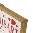 thumbnail image 5 of Northlight Cupid's Sweetheart Cafe Valentine's Day Framed Wall Sign - 15.75", 5 of 6