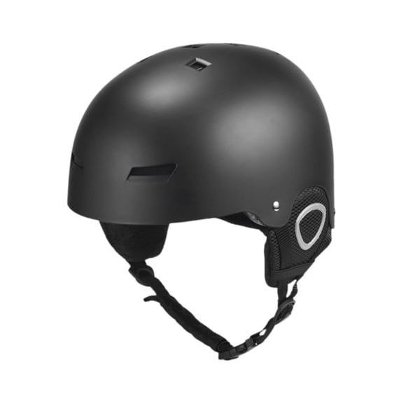 braveheart Sturdy Protective Ski Helmet Snow Skiing Cycling Skateboard Helmet Removable Snowboard Equipment Black M