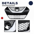 thumbnail image 6 of HOUGEET Front Grill Grille Fog Driving Light Lamp Pair Fit for 2016-2018 Nissan Maxima NI1200284 623104RA0A, 6 of 7