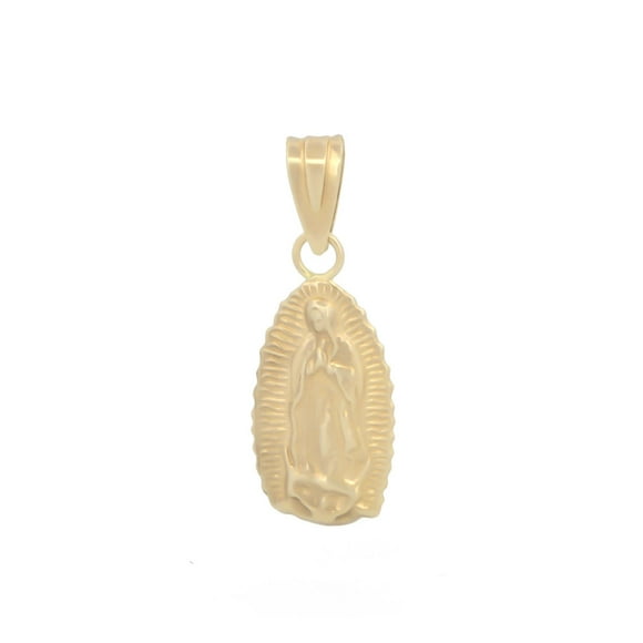 Dije Virgen de Guadalupe Oro Sólido 10K 1.4 cm