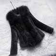 thumbnail image 3 of BAETEUY Winter Women Jacket - Thick Faux Fur Heat Retention Solid Color Long Sleeves Coat, 3 of 8