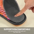 thumbnail image 6 of IAUYY Memory Foam House Slippers Suitable for Both Men and Women. Comfortable, Anti-Slip Plush Flat-Bottomed Slippers The Best Holiday Gift Orange, 6 of 9