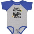 thumbnail image 3 of Inktastic Happy Birthday to the Sweetest Mom in the World Girls Baby Bodysuit, 3 of 5