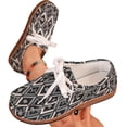thumbnail image 4 of Willtoo Womens Boho Sneakers 2026 Low Top Canvas Casual Shoes Lace Up Fashion Comfortable Walking Shoes, 4 of 6