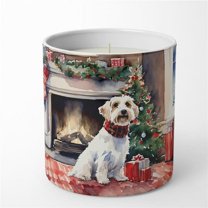 Carolines Treasures DAC2744CDL 3.25 x 3.75 x 3.25 in. Sealyham Terrier Cozy Christmas Decorative Soy Candle