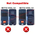thumbnail image 2 of BFT RCB02 RCB04 Control remoto de código rodante de 433MHz - Compatible con abridores de puertas de garaje MITTO2/MITTO4 KLEIO, 2 of 5