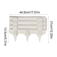thumbnail image 3 of Plastic Garden Fence Border Panel Interlocking Modular Landscaping Picket Fence Outdoor Yard Flower Bed Vegetable Garden Edge Divider Durable Weather Resistant Easy Install Garden Decor, 3 of 6