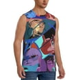thumbnail image 2 of Dandadan Characters Men's Tank Top Lightweight Summer Sleeveless Tee Shirt Muscle Tank Tops Workout T-Shirts Casual Athletic Undershirts, 2 of 7