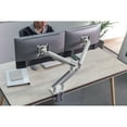 thumbnail image 2 of Amer Mounts HYDRA2A Desk Mount for Display Screen, Curved Screen Display, Monitor, Space Gray, Textured White, 2 of 4